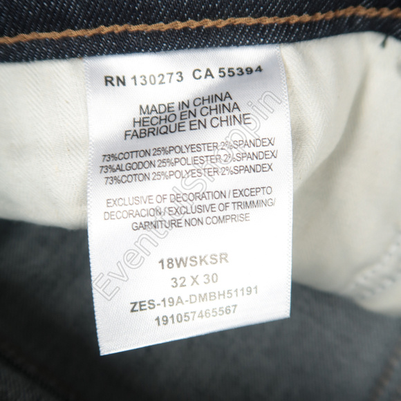 Wrangler Distressed Raw Slim Taper Stretch Jeans - Picture 3 of 5